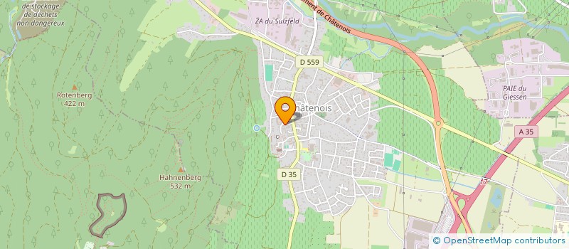 localisation de l'entreprise ABCD  CHATENOIS