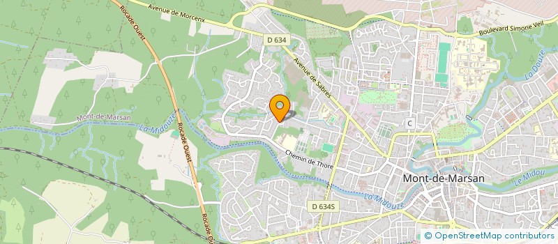 localisation de l'entreprise ABCD'AIR  MONT-DE-MARSAN