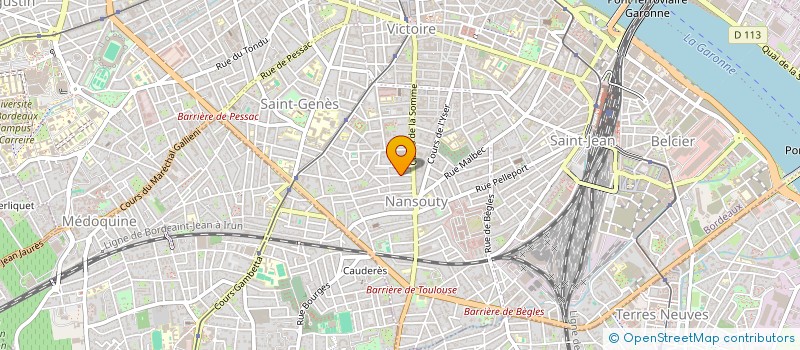 localisation de l'entreprise ABCD ART  BORDEAUX