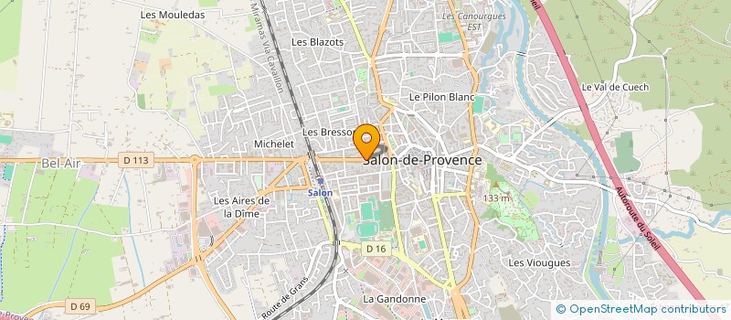 localisation de l'entreprise ABCD AUDIO 2 à SALON-DE-PROVENCE