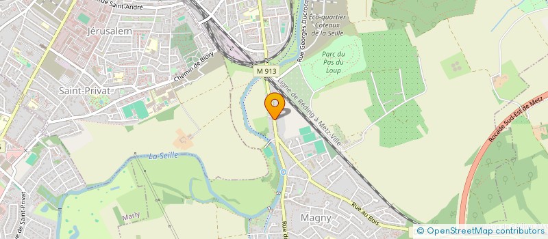 localisation de l'entreprise ABCD BOIS  METZ