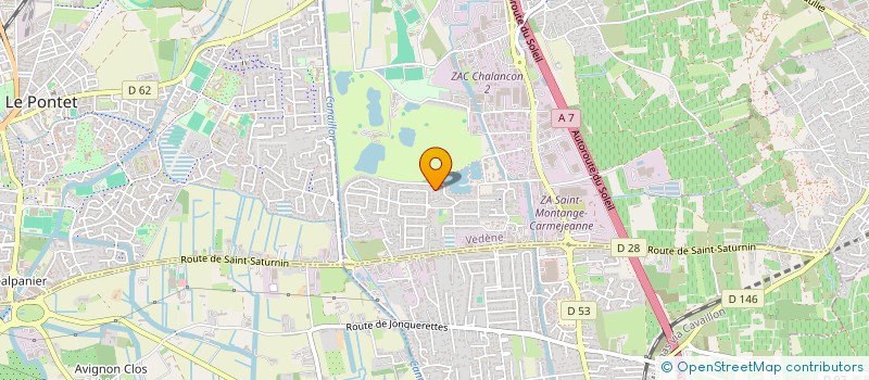 localisation de l'entreprise ABCD BUREAU  VEDENE