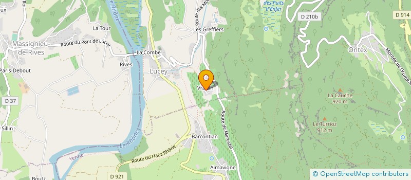 localisation de l'entreprise ABCD CRAPS  LUCEY