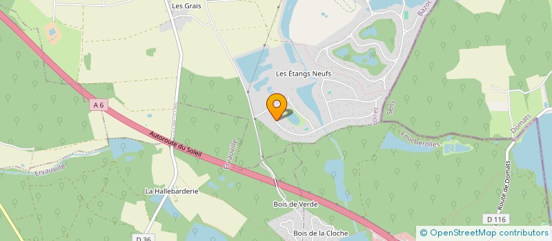 localisation de l'entreprise ABCD ECLAIRAGE à BAZOCHES-SUR-LE-BETZ