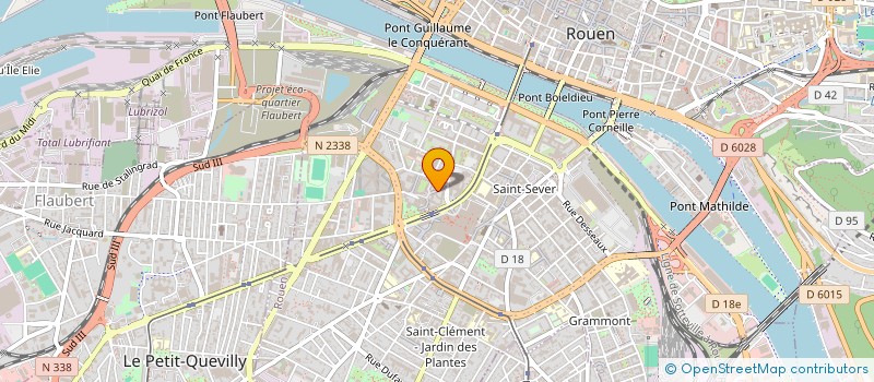 localisation de l'entreprise ABCD ENTREPRISES (AFFAIRES, BUREAUTIQUE, CONSEILS, DOMICILIATION ENTREPRISES) à ROUEN