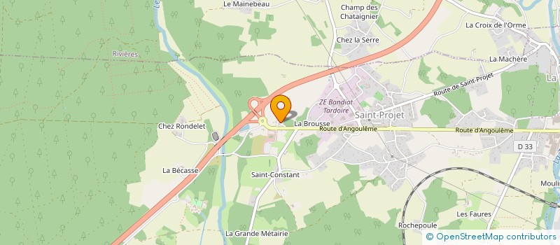 localisation de l'entreprise ABCD GIRONDE PL  LA ROCHEFOUCAULD-EN-ANGOUMOIS