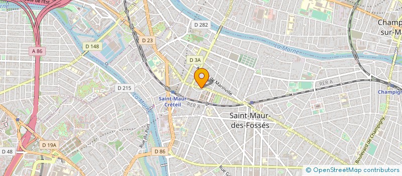 localisation de l'entreprise ABCD'HAIR à SAINT-MAUR-DES-FOSSES