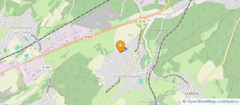 localisation de l'entreprise ABCD-IMMO  GRANDFONTAINE