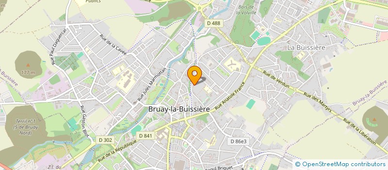 localisation de l'entreprise ABCD IMMO 62  BRUAY-LA-BUISSIERE