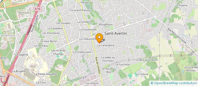 localisation de l'entreprise ABCD IMMOBILIER  SAINT-AVERTIN