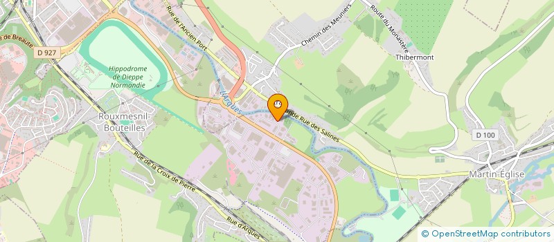 localisation de l'entreprise ABCD LOCATION  ROUXMESNIL-BOUTEILLES