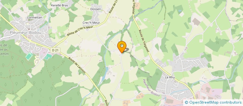 localisation de l'entreprise ABCD ROY  PLEUMEUR-BODOU