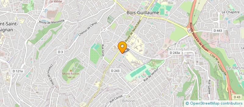 localisation de l'entreprise ABCD VIVALDI à BOIS-GUILLAUME