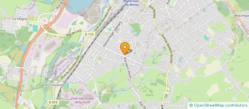 localisation de l'entreprise ABCD'YNAMIC  MONTCEAU-LES-MINES