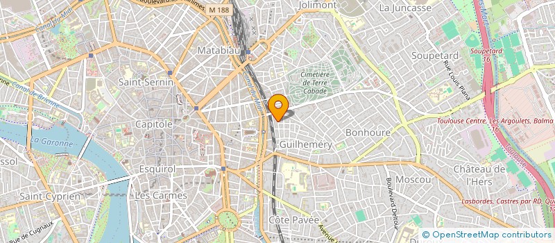 localisation de l'entreprise ABCDAIRE-LOCATIONS à TOULOUSE