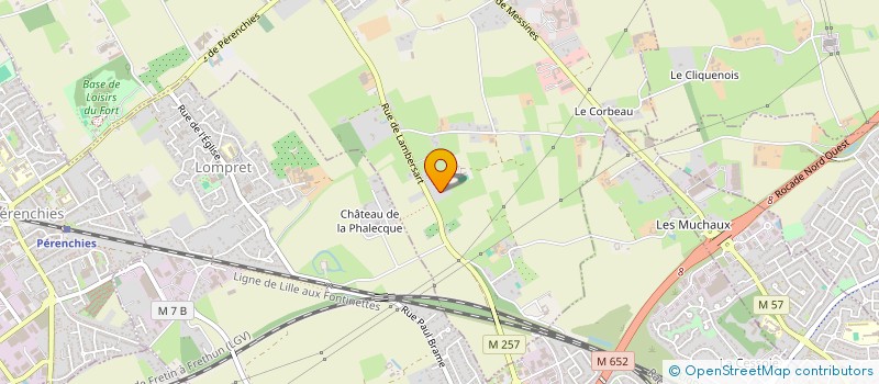 localisation de l'entreprise ABCDE  VERLINGHEM