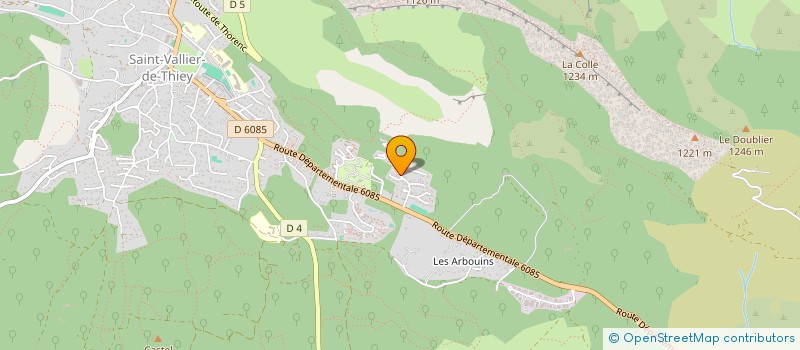 localisation de l'entreprise ABCDE - AUDIT BILAN CONSEIL D'EXPERT  SAINT-VALLIER-DE-THIEY