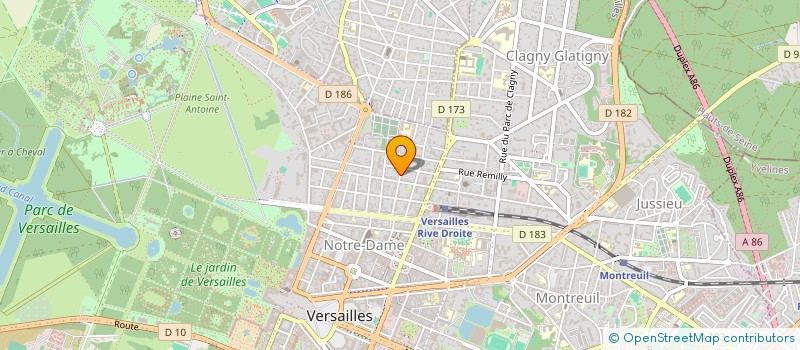 localisation de l'entreprise ABCDE.CONSULTING à VERSAILLES