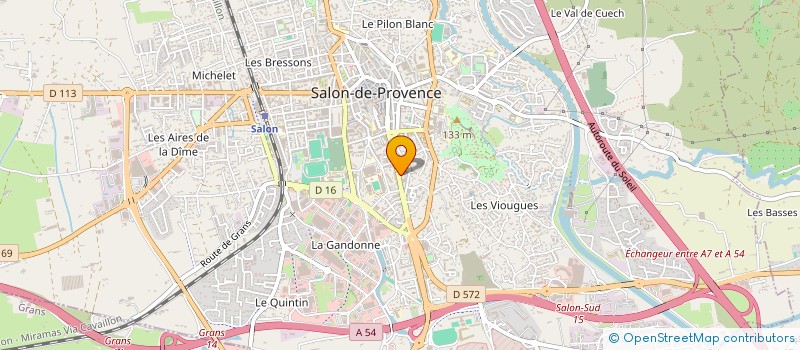 localisation de l'entreprise ABCDECORATION à SALON-DE-PROVENCE