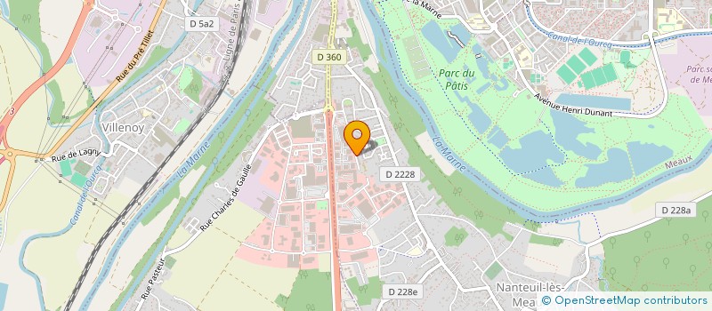 localisation de l'entreprise ABCDECORATION à NANTEUIL-LES-MEAUX