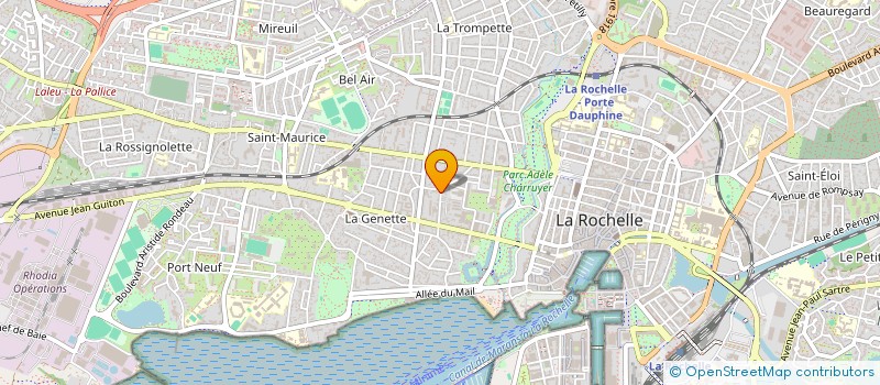 localisation de l'entreprise ABCDEK  LA ROCHELLE