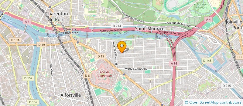 localisation de l'entreprise ABCDF  MAISONS-ALFORT