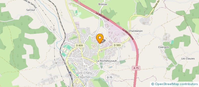 localisation de l'entreprise ABCDK  SAINT-CHELY-D'APCHER