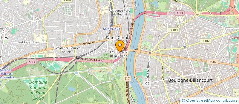 localisation de l'entreprise ABCDOMUS à SAINT-CLOUD