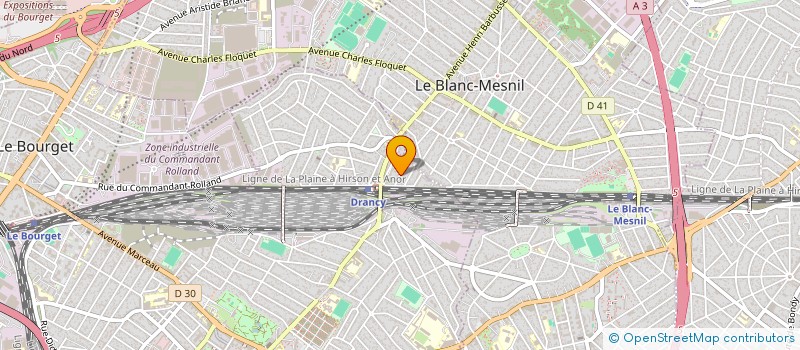 localisation de l'entreprise ABCDRANCY  DRANCY