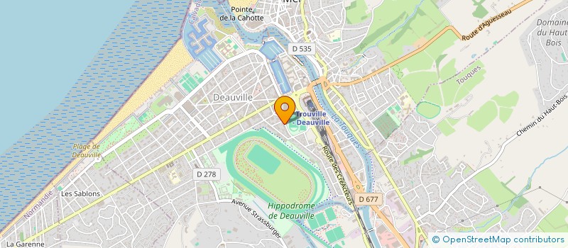 localisation de l'entreprise ABCDROIT CONSEIL ET FORMATION à DEAUVILLE