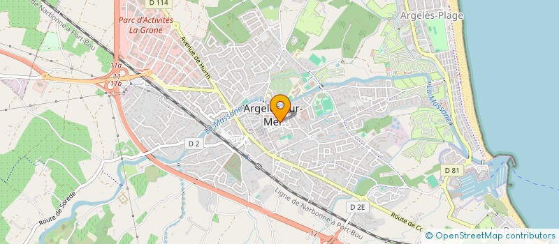 localisation de l'entreprise ABCDUC à ARGELES-SUR-MER