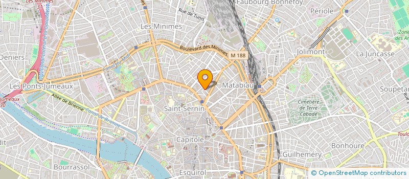 localisation de l'entreprise ABCDV EAUX-CHAUDES à TOULOUSE