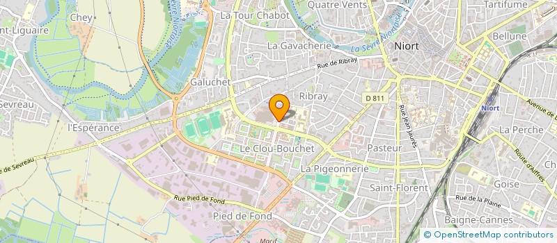 localisation de l'entreprise ABCE  NIORT