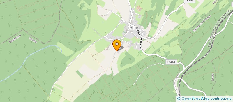 localisation de l'entreprise ABCE  FOURG