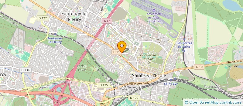 localisation de l'entreprise ABCE EXPERTISE COMPTABLE à SAINT-CYR-L'ECOLE