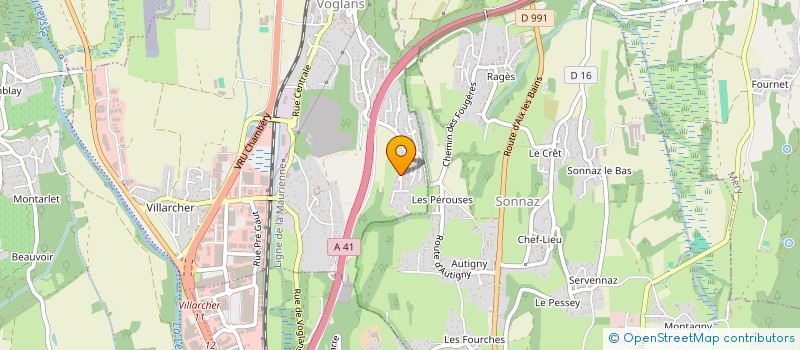 localisation de l'entreprise ABCEASYORDI  VOGLANS