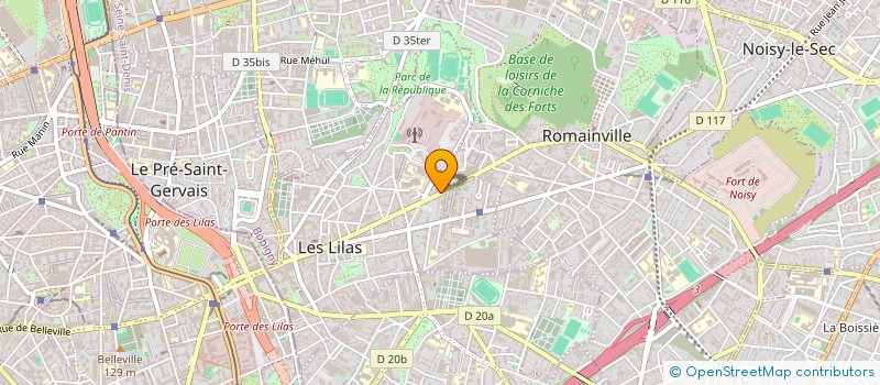 localisation de l'entreprise ABCG-TECH à LES LILAS