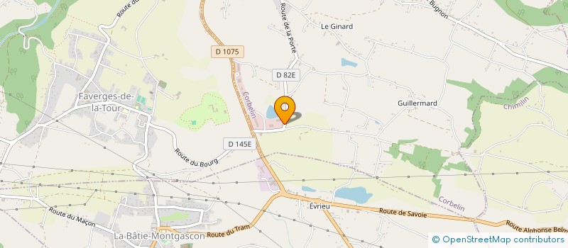 localisation de l'entreprise ABCHIMIE à CORBELIN