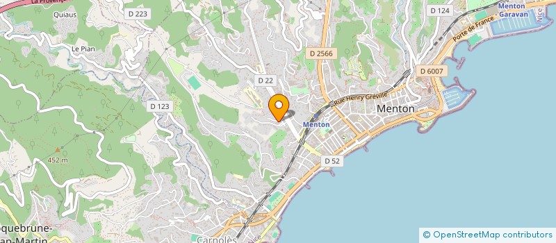 localisation de l'entreprise ABCHRIS à MENTON