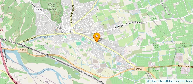 localisation de l'entreprise ABCI 2  CAUMONT-SUR-DURANCE