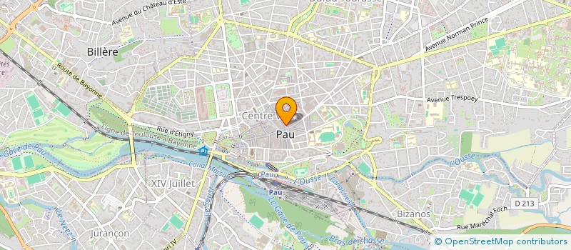 localisation de l'entreprise ABCIS XIII à PAU