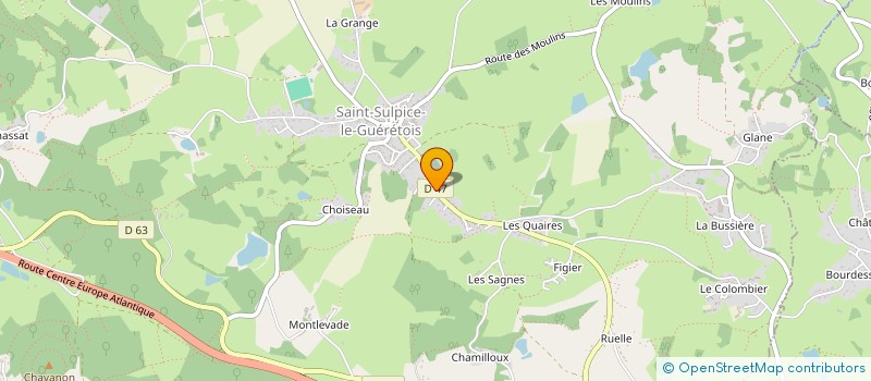 localisation de l'entreprise ABCL  SAINT-SULPICE-LE-GUERETOIS