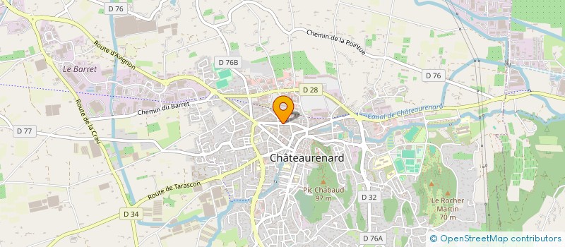 localisation de l'entreprise ABCL  CHATEAURENARD