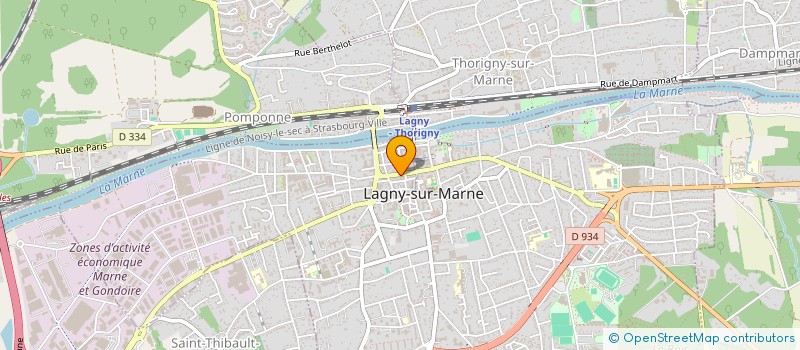 localisation de l'entreprise ABCLN  LAGNY-SUR-MARNE