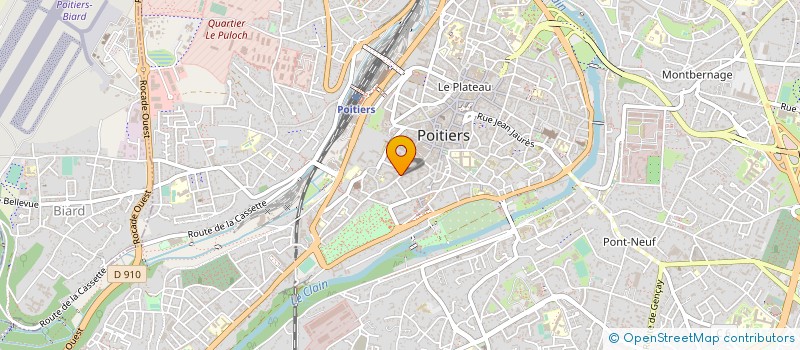 localisation de l'entreprise ABCMONTO POITIERS à POITIERS
