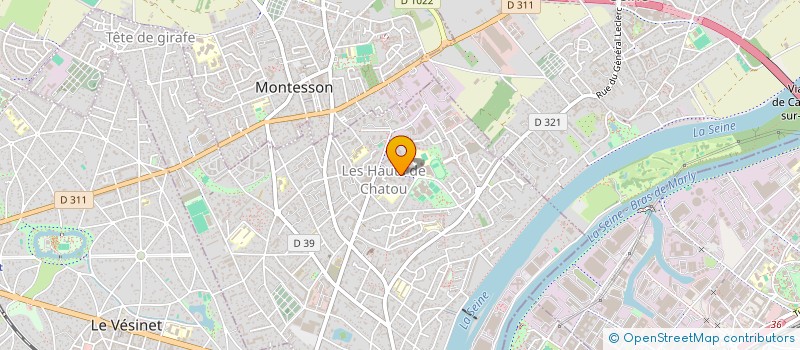 localisation de l'entreprise ABCNS  CHATOU