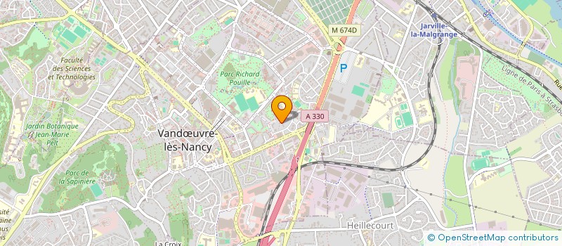 localisation de l'entreprise ABCO2 à VANDŒUVRE-LES-NANCY