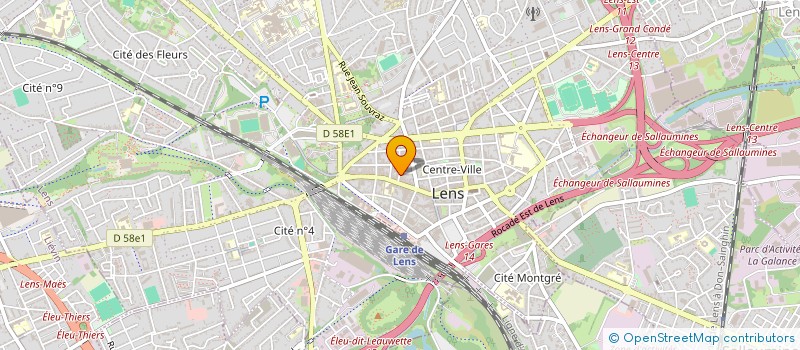 localisation de l'entreprise ABCONCEPT  LENS