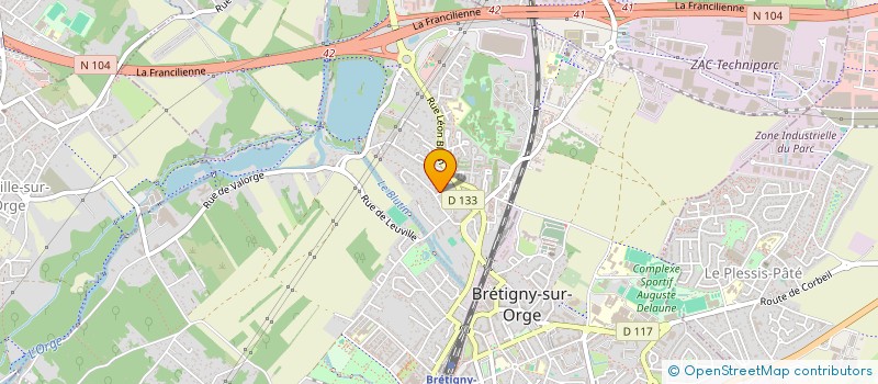 localisation de l'entreprise ABCONSEILINFO à BRETIGNY-SUR-ORGE