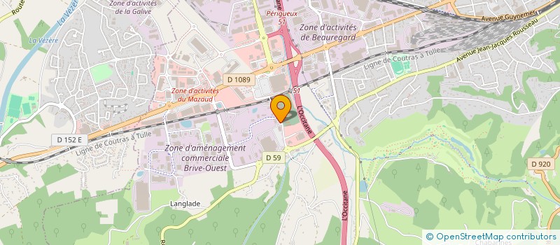 localisation de l'entreprise ABCOOKIES à BRIVE-LA-GAILLARDE
